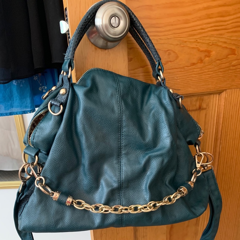 Dark Teal Satchel